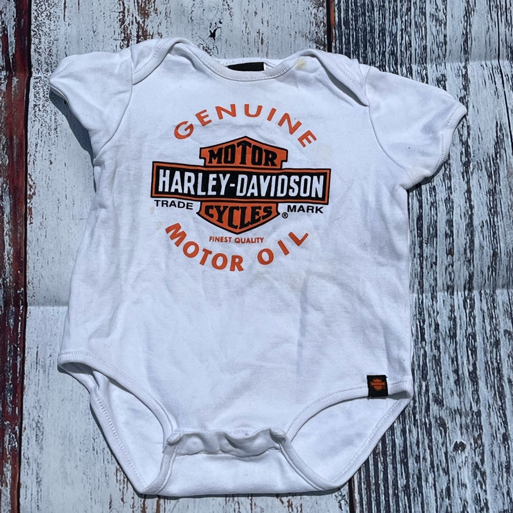 Harley Davidson onesie